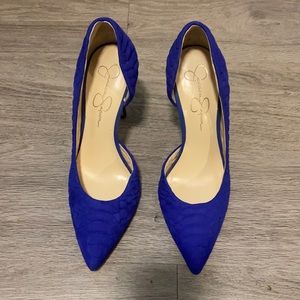 Jessica Simpson Royal Blue Pumps 8.5